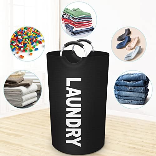 90L Large Laundry Basket, Dirty Clothes Waterproof Laundry Hamper - Image 5