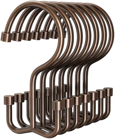 OEH Shower Curtain Hooks, Durable Shower Curtain Hooks Rust Proof, Shower Rings by OEH
