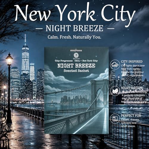 US01-NewYork City Night Breeze Scented Sachets - Image 3