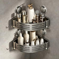 VOLPONE Corner Shower Caddy Suction Cup Shower Shelf Corner No Drilling by VOLPONE