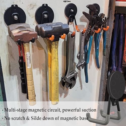ULIBERMAGNET Heavy Duty Magnetic Hooks, Strong Large Magnet Hooks - Image 3