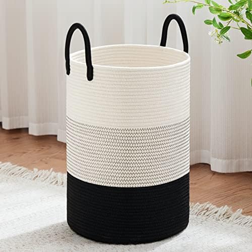 VIPOSCO 72L Tall Woven Laundry Basket Hamper by VIPOSCO