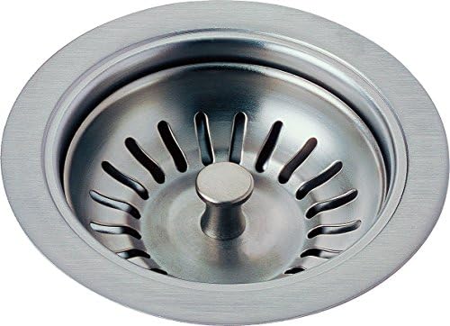 Delta Faucet 72010-AR Flange and Strainer Kitchen Sink, Arctic Stainless by Unknown