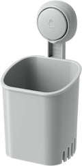 Powerful Suction Cup Toothbrush Holder, Drill-Free Wall Shower Holder by LEVERLOC