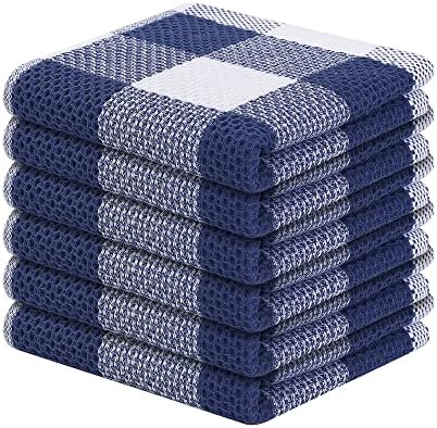 Mordimy Cotton Waffle Dish Cloths, 6 Pack by Mordimy
