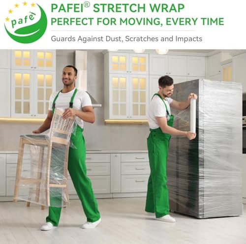 18" x 1500' Plastic Stretch/Shrink Wrap Roll - Image 2