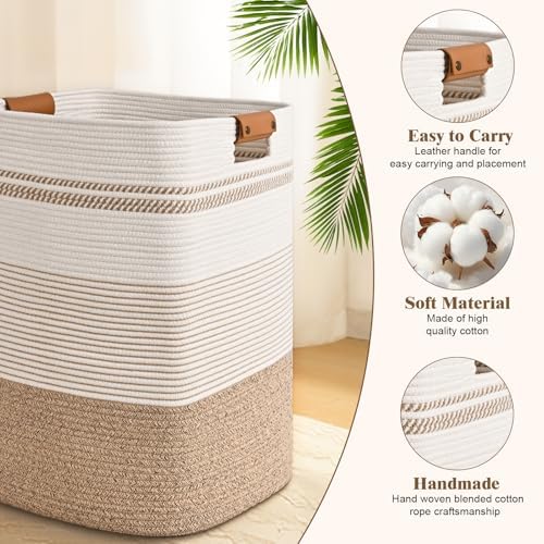 Laundry Hamper, 95L Tall Laundry Basket - Image 6