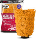AIDEA Car Wash Mitt Microfiber, Car Wash Brush, 7.12''X10.14'' by AIDEAHOME