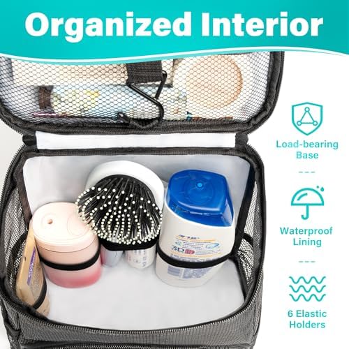 Hanging Toiletry Bag, Shower Caddy Tote Bag, Bath Organizer - Image 5