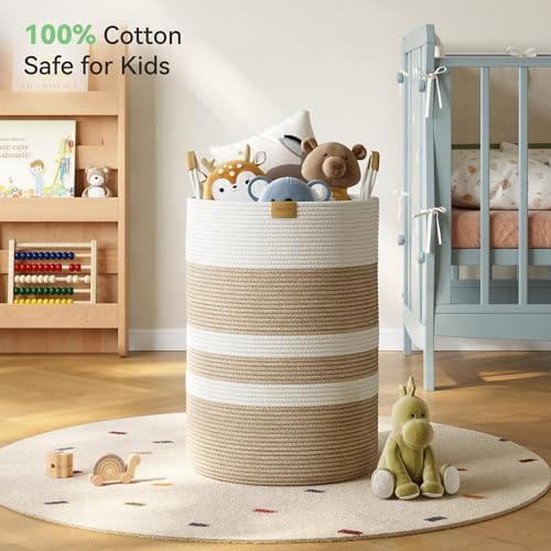 Nunsino 95L Striped Laundry Hamper - Image 3
