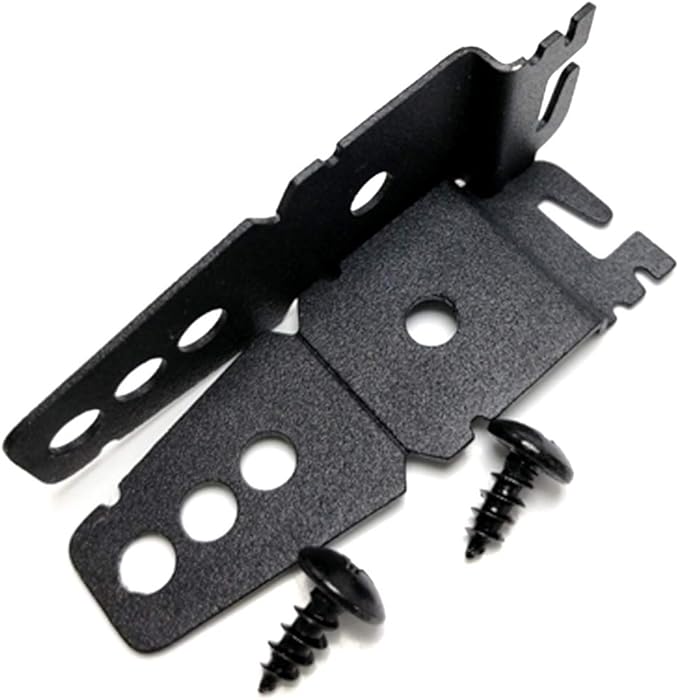 (Upgraded) 2 Pack 8269145 Dishwasher Mounting Bracket Black Replacement with Screws Compatible with Whirlpool & KitchenAid Dishwashers, Replaces Wp8269145, Ap3039168, Ps393134