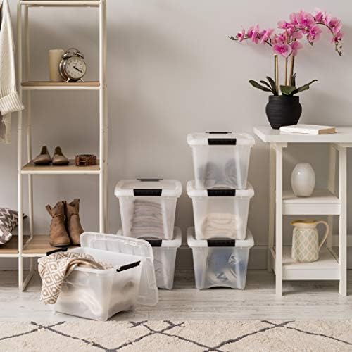 IRIS USA 6-Pack 19 Quart Storage Bins - Image 4