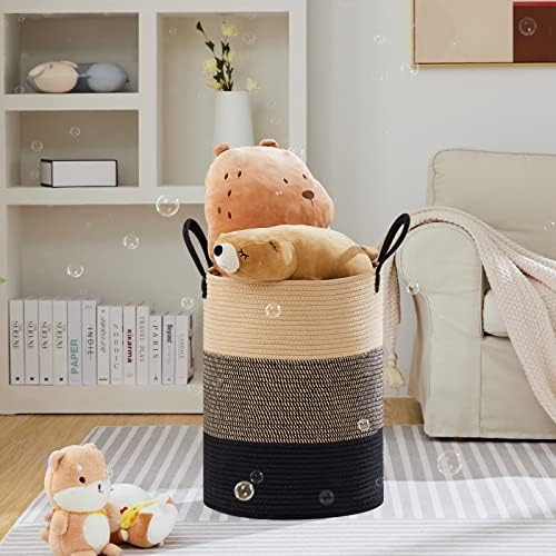 VIPOSCO 100L Extra Large Woven Laundry Basket Hamper - Image 2