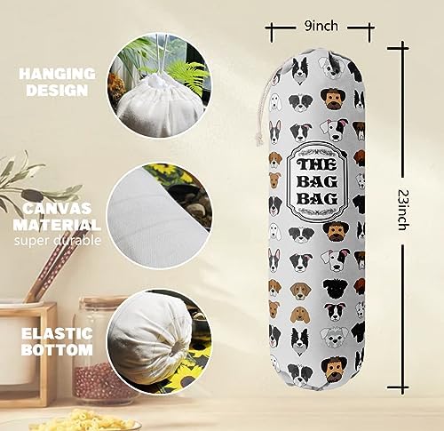 Grocery Bags Holder Organizer For Shopping Bags, Wall Mount Plastic Bags - Image 3