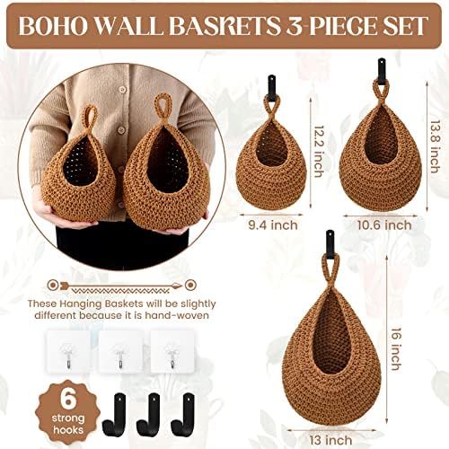 Boho Decor Hanging Fruit Baskets - Image 4