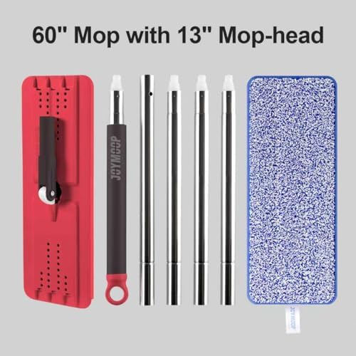 JOYMOOP Flat Mop Replacement Set, Microfiber Cleaning Tool - Image 3