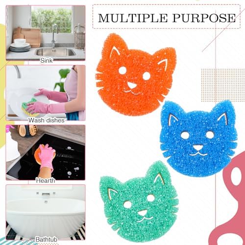 FillTouch Cat 3 Pcs Scrub Sponge - Image 5
