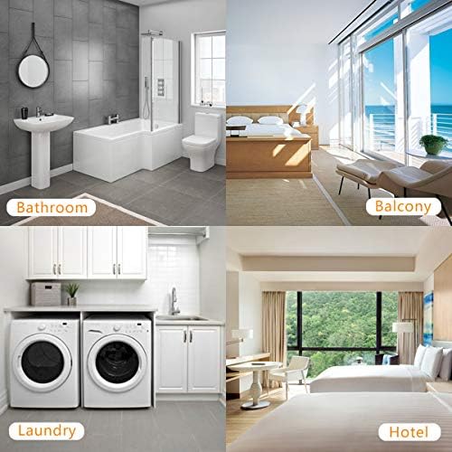 JOOM Retractable Clothesline, 9.2FT Wall-Mounted Laundry Line, Brushed Nickel - Image 4
