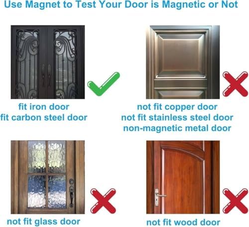 Magnetic Wreath Hanger, 2 Pack Heavy Duty Magnets - Image 5
