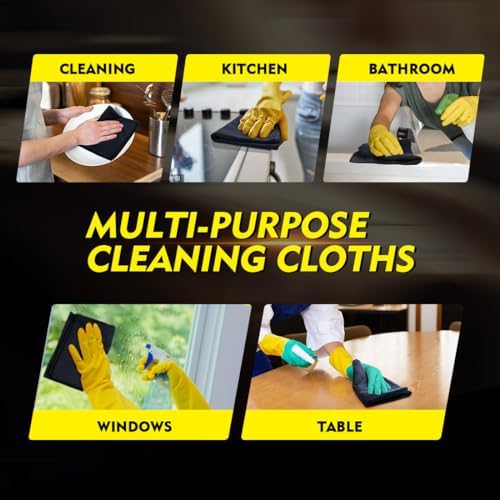 HOMEXCEL 600 Packs Microfiber Cleaning Cloth, 11.5 x 11.5 inch Microfiber Towels - Image 7