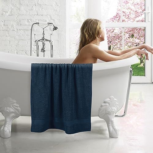 GLAMBURG 700 GSM Premium Cotton 2-Pack Oversized Extra Large Bath Sheet Set - Image 4
