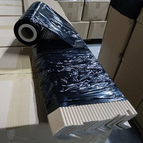 Black Plastic Stretch Wrap Film 9”×1000ft 80 Gauge Storage Industrial - Image 6