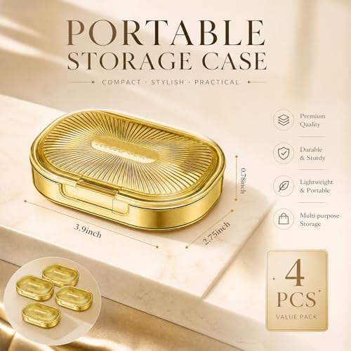 Kigley 4 Pcs Travel Swab Container - Image 2