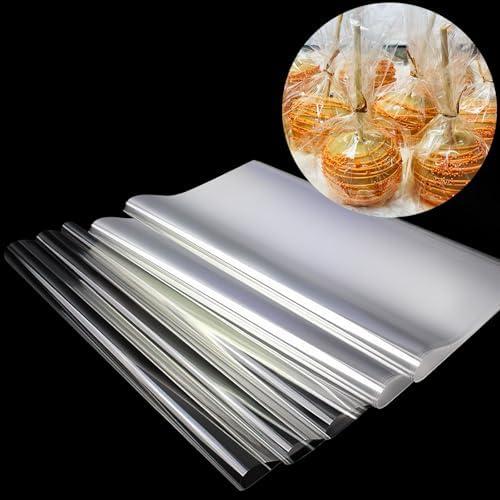 SYOGUA 150 Pieces Cellophane Sheets, 12 x 12 inches 3 Mil Thick Gift Wrap by SYOGUA