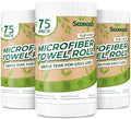 Microfiber Cleaning Cloths Roll 225 Pack 12x12 Inch Lint Free by SOOWASH