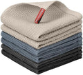 Nialnant 6 Pack Dish Cloths, 100% Cotton Waffle Weave Kitchen Towels, Soft and by Nialnant