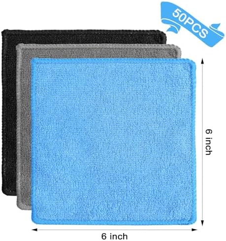 Tanlade 50 Pcs Dry Erase Cloth, 6 X 6 Inch - Image 2