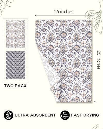 Miss Adola 2 Pack 150GSM Flour Sack Kitchen Towels - Image 5