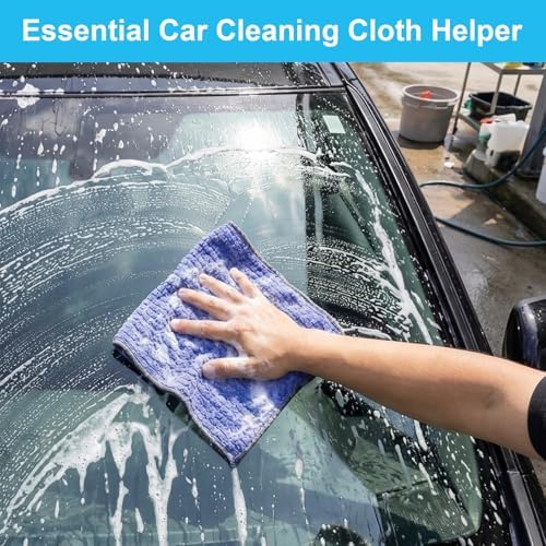 Microfiber Cleaning Cloths 12" x 12": 10pcs Reusable lint-Free Rags - Image 5
