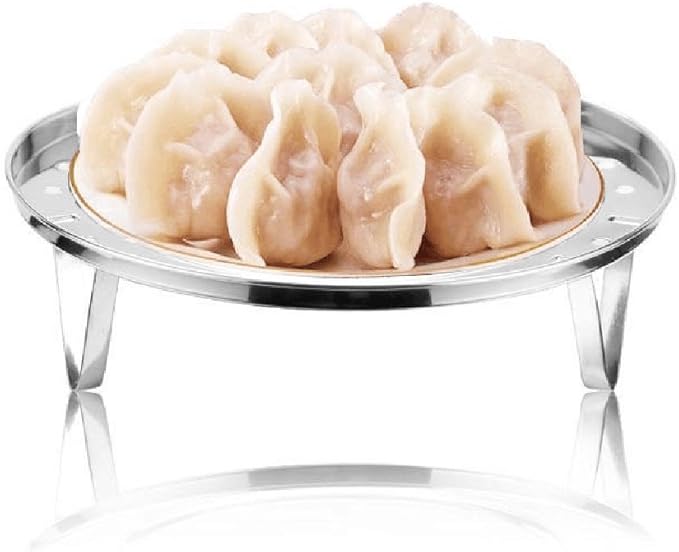 Cooking Round Stainless Steel 8.5 Inch Diameter Steaming Rack w Stand