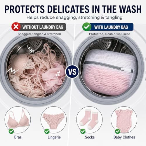 7 Pcs Shoe Laundry Bag and Sneaker Cleaner Mesh Bags - Image 4