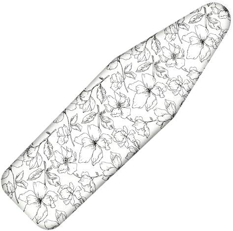 Ironing Board Cover and Pad, 21x57 Extra Large, Scorch Resistant by Dalykate
