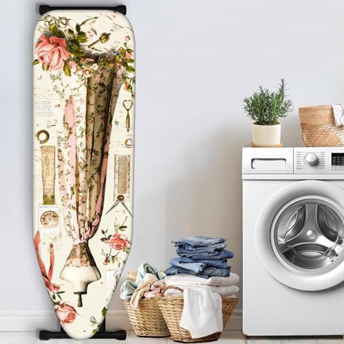 Nuxovilar Floral Dress Form Ironing Board Cover 15x54 Polyester - Image 3