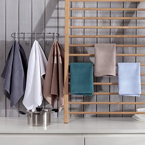 QUILTINA Dish Towels Set, 100% Cotton Waffle Weave Kitchen Towels 6 Pack - Image 6