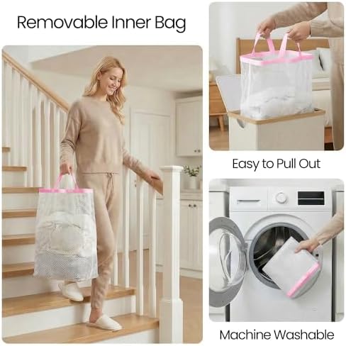 efluky Slim Laundry Basket - Image 6