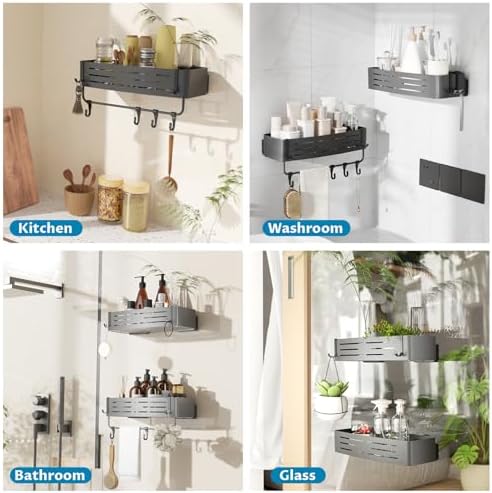 Onemake Shower Caddy Suction Cup, 2 Pack Shower Shelf - Image 4