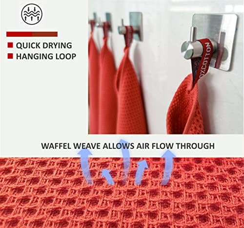 Kitchen Towels 100% Cotton Waffle Weave Dish Towel - Image 5