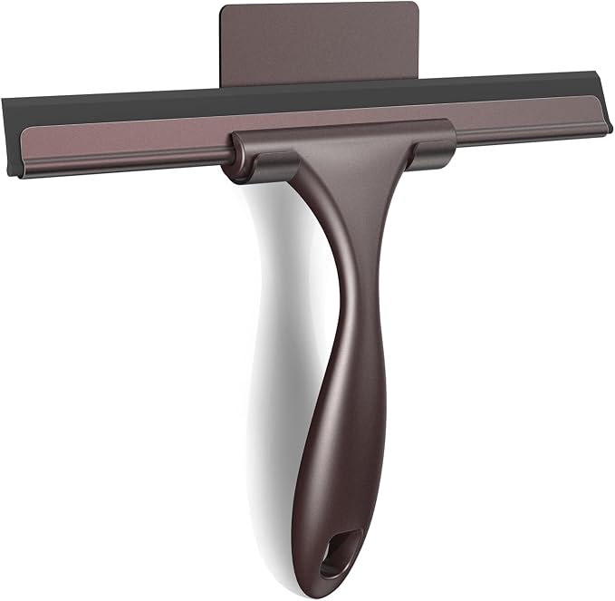 SetSail Squeegee for Shower Glass Door, 10 Inches, Bronze | Stainless Steel by SetSail