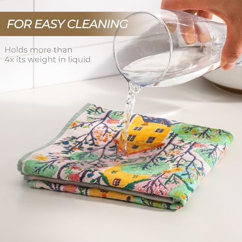 Cotton Mushroom Boho Floral Flour Sack Towels - Image 6