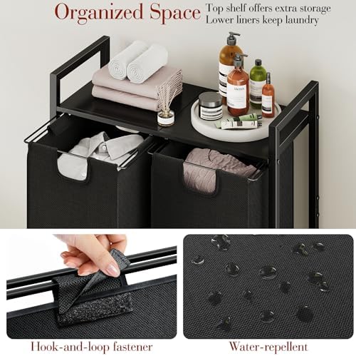 Kitstorack Laundry Basket Organizer, Laundry Hamper - Image 4