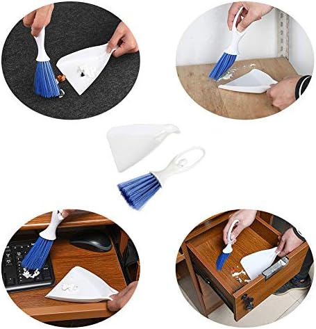 Jscarlife Mini Dustpan and Brush Deep Detail Cleaning Set, Deep Gap Cleaning - Image 3
