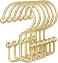 OEH Shower Curtain Hooks, Metal Shower Curtain Rings, Double Shower Rings by OEH