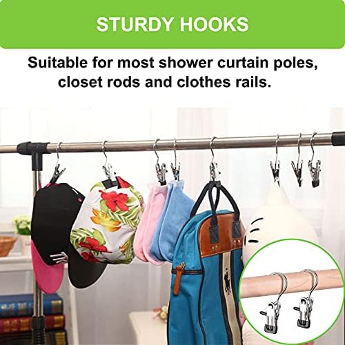 Laundry Hooks Hanging Clips Clothes Pins Closet Hanger Organizer Clamps Socks - Image 6