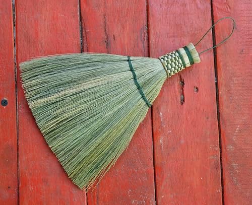 Small Whisk Broom 8" Handheld Brush Whisks Away Dust, Dirt & Debris Brush Hanger - Image 2