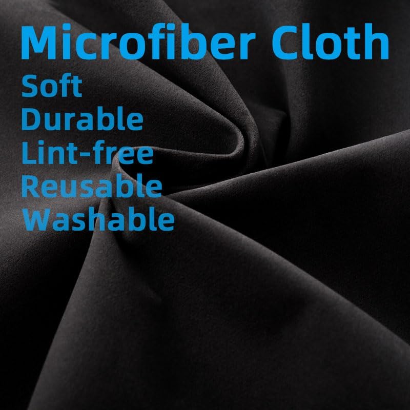 12 Pack Microfiber Gun Cleaning Cloth, Reusable Microsuede Cleaning/Polishing - Image 3
