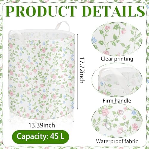CroBlissful 2 Pcs Laundry Basket Coquette Storage Basket - Image 6